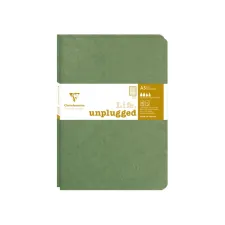 Schrift Clairefontaine A5 lijn 96 pagina's 90gr groen seal à 2 stuks