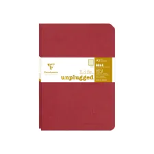 Schrift Clairefontaine A5 lijn 96 pagina's 90gr rood seal à 2 stuks