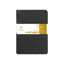 Schrift Clairefontaine A5 lijn 96 pagina's 90gr zwart seal à 2 stuks