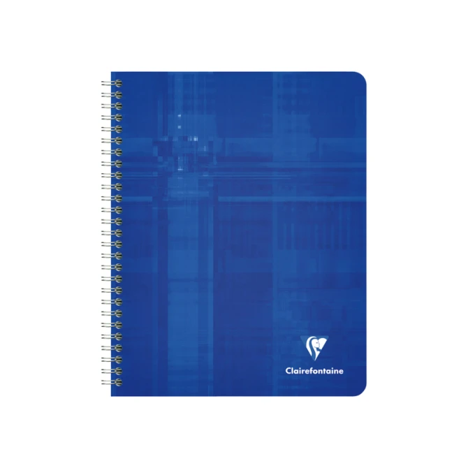 Schrift Clairefontaine A5+ ruit 5x5mm 120 pagina's 90gr assorti