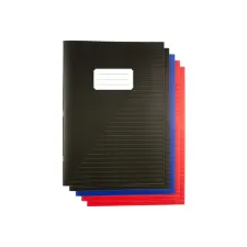 Schrift Kangaro A4 lijn 160 pagina's 60gr assorti pak à 5 stuks Schrift Kangaro A4 lijn 160 pagina's 60gr assorti pak à 5 stuks