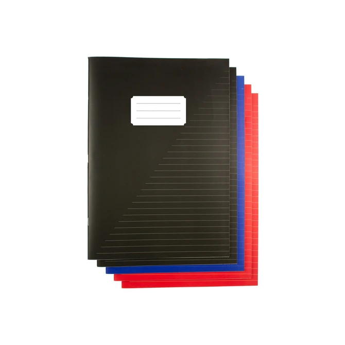 Schrift Kangaro A4 lijn 160 pagina's  60gr assorti pak à 5 stuks