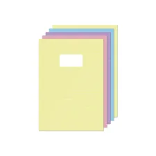 Schrift Kangaro A4 lijn 160 pagina's 60gr pastel assorti pak à 5 stuks Schrift Kangaro A4 lijn 160 pagina's 60gr pastel assorti pak à 5 stuks