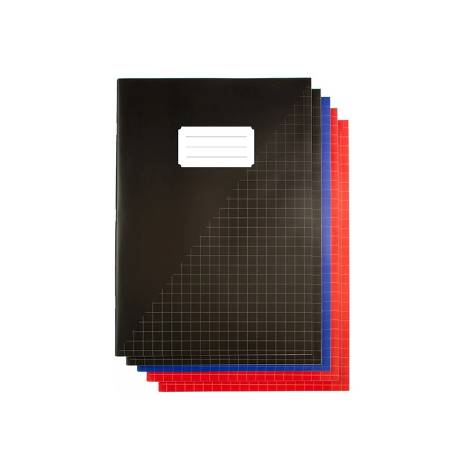 Schrift Kangaro A4 ruit 10mm 160 pagina's 60gr assorti pak  à 5 stuks