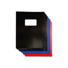 Schrift Kangaro A5 lijn 160 pagina's 60gr assorti pak à 10 stuks Schrift Kangaro A5 lijn 160 pagina's 60gr assorti pak à 10 stuks