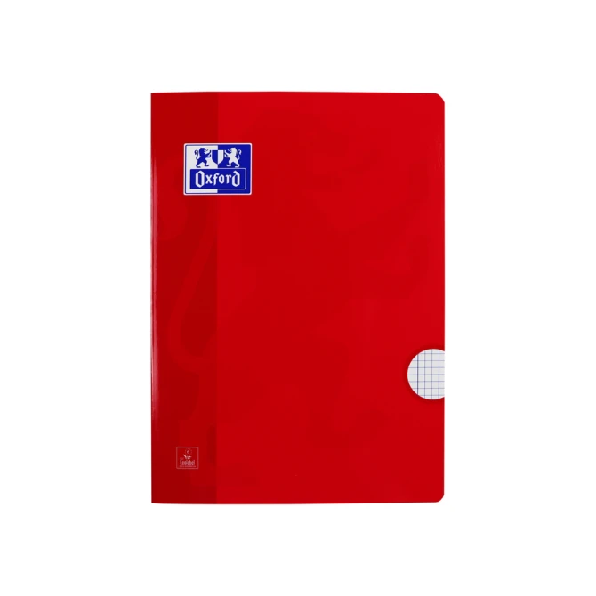 Schrift Oxford School A4 ruit 5x5mm 72 pagina's 80gr assorti