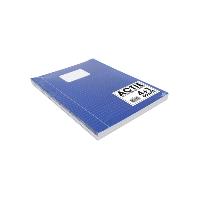 Schrift SOHO Basic A4 lijn 80 pagina's 60gr pak à 5 stuks
