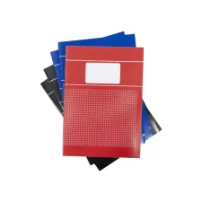Schrift  SOHO Basic A4 ruit 5x5mm 80 pagina's 60gr assorti 5 stuks