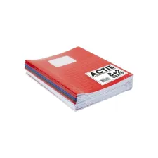 Schrift SOHO Basic A5 ruit 10x10mm 80 pagina's 60gr assorti 8+2 gratis