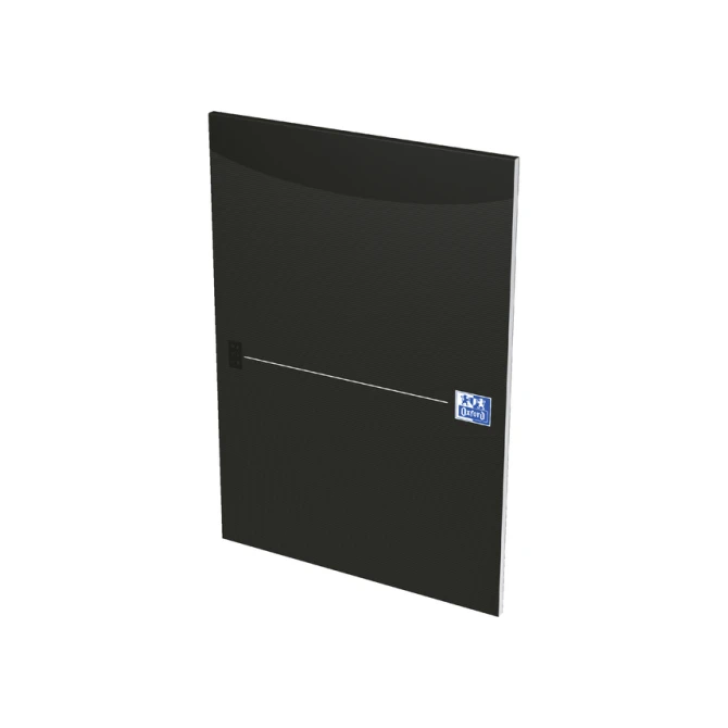 Schrijfblok Oxford Office Smart A4 lijn 50 vel 80-90gr zwart