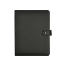Schrijfmap DESQ voor tablet 7"-10" met sluitclip zwart