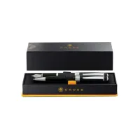 Schrijfset Cross balpen en vulpen Bailey medium zwart