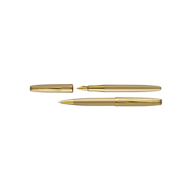 Schrijfset Pelikan Jazz Noble Elegance K36+P36 medium gold