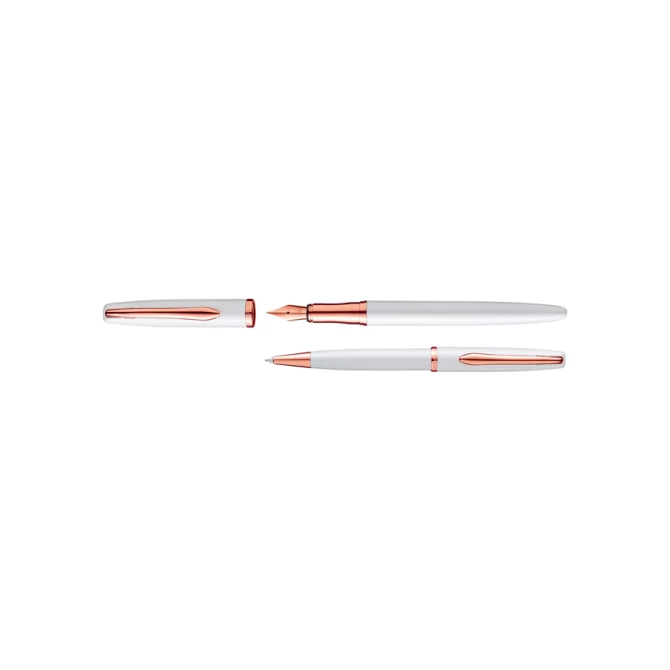 Schrijfset Pelikan Jazz Noble Elegance K36+P36 medium pearl
