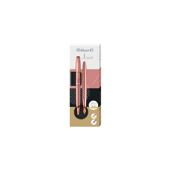 Schrijfset Pelikan Jazz Noble Elegance K36+P36 medium rose