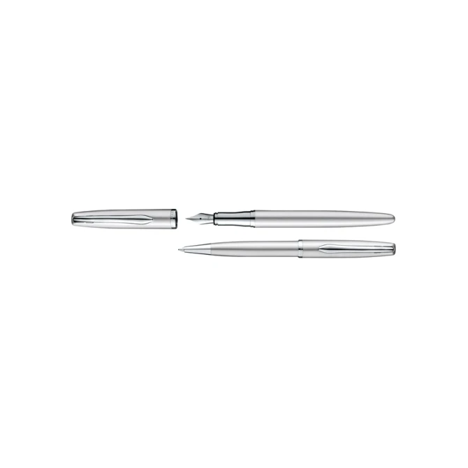 Schrijfset Pelikan Jazz Noble Elegance K36+P36 medium silver