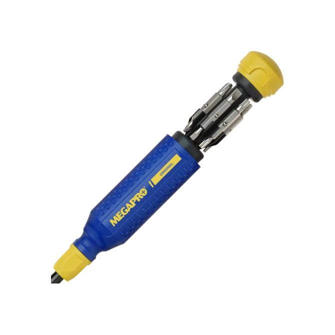 Schroevendraaier Megapro Original met 15 bits blauw