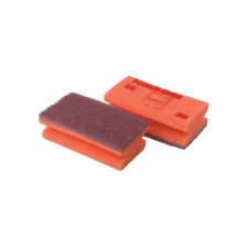 Schuurspons Scotch -Brite delicate oppervlakken 70x133mm rood 10 stuks