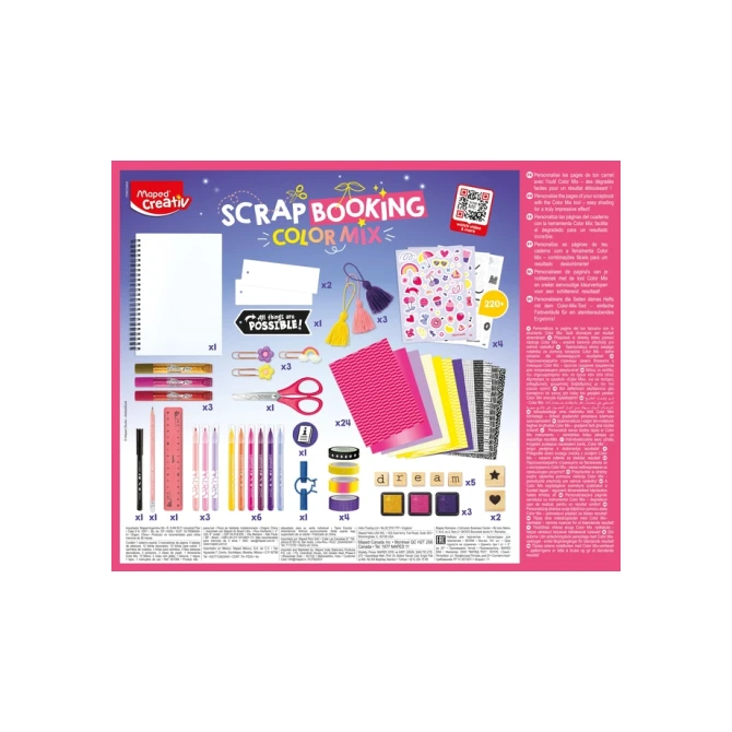 Scrapbookingset Maped Creativ Color Mix set à 70 delen
