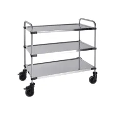 Serveerwagen met 3 plateaus 870x570x950mm