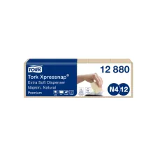 Servet Tork N4 Xpressnap Premium 1/2 vouw 2-laags 213x165mm 1000 vel naturel 12880