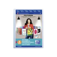 Showalbum Oxford Polyvision A4 20-tassen PP transparant