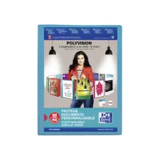 Showalbum Oxford Polyvision A4 40-tassen PP blauw