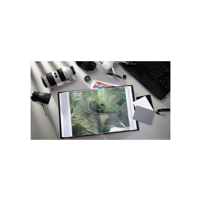 Showmap Rillstab A4 10 kanaals 100-tassen zwart