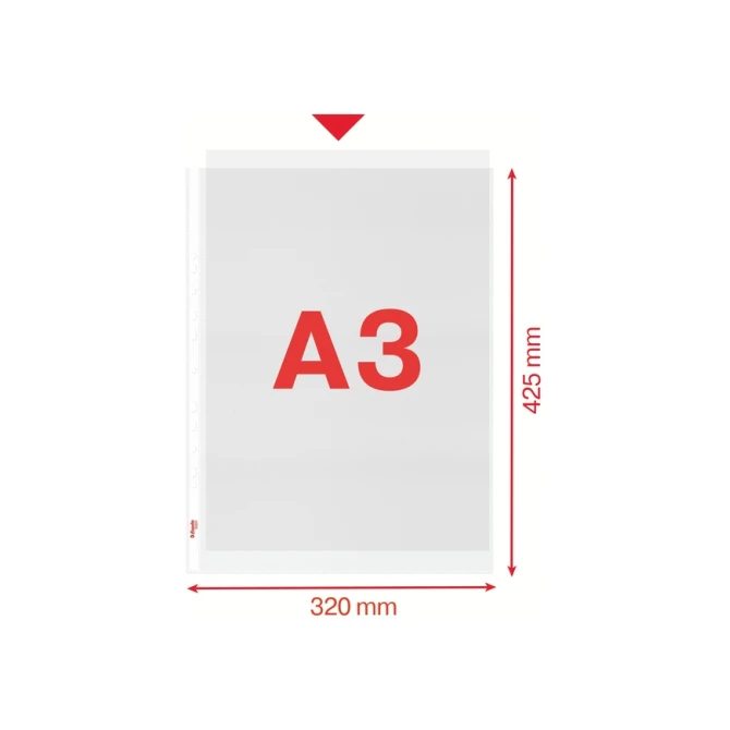 Showtas Esselte PP A3 recht 50 stuks