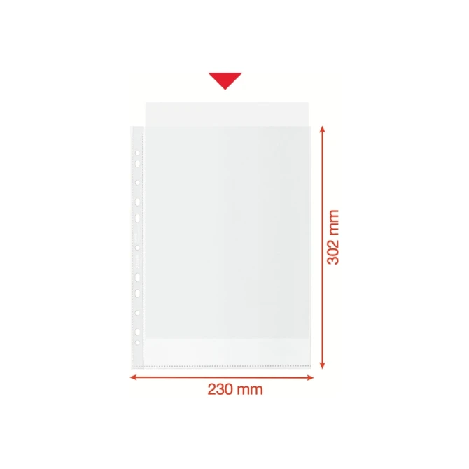 Showtas Esselte recycle PP A4 70µ 11-gaats transparant 100 stuks