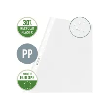 Showtas Leitz Premium 0.10mm PP A4 transparant 100 stuks Showtas Leitz Premium 0.10mm PP A4 transparant 100 stuks