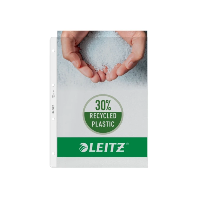 Showtas Leitz Premium copy safe 0.12mm 4-gaats PP A4 transparant 100 stuks