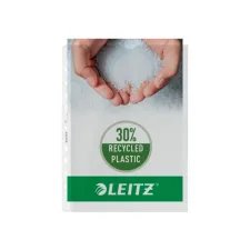Showtas Leitz Premium links open 0.13mm PP A4 transparant 100 stuks Showtas Leitz Premium links open 0.13mm PP A4 transparant 100 stuks