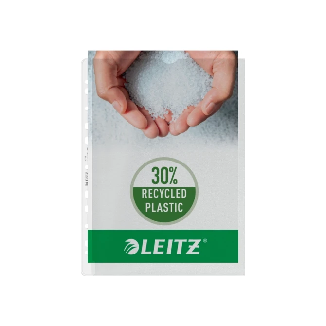 Showtas Leitz Premium links open 0.13mm PP A4 transparant 100 stuks