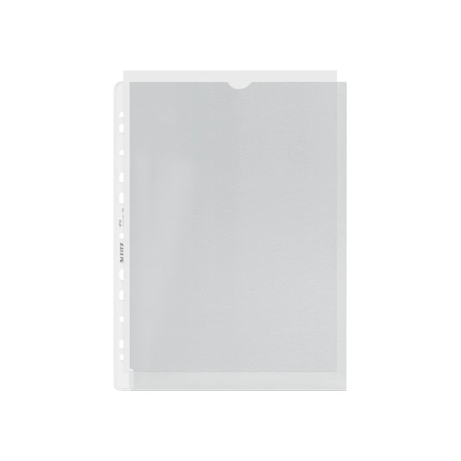Showtas Leitz Premium links open 0.13mm PP A4 transparant 100 stuks