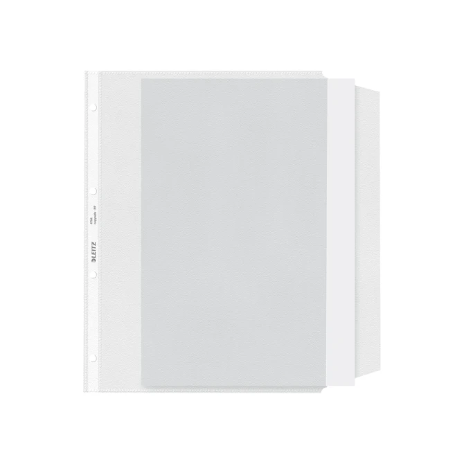 Showtas Leitz Premium met klep copy safe 0.13mm PP A4 transparant 50 stuks