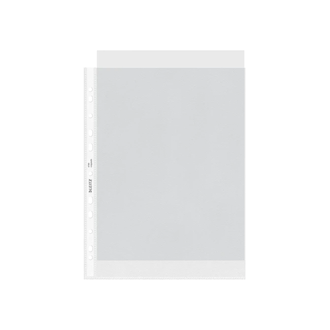 Showtas Leitz Premium standaard 11-gaats copy safe 0.085mm PP A4 transparant 100 stuks