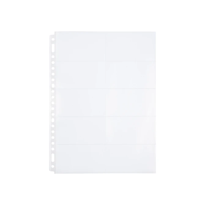 Showtas Multo 23-gaats A4 235x312mm PP voor 10 visitekaartjes 10 stuks