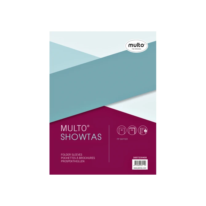 Showtas Multo 23-gaats PP 0.08mm nerf  10 stuks