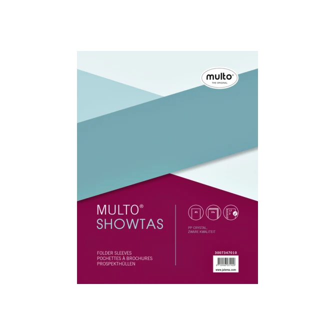 Showtas Multo A5 17-gaats PP 0.14mm glad 10 stuks