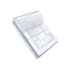 Showtas Oxford A4 PP 200µ glashelder met sluitklep 10 stuks Showtas Oxford A4 PP 200µ glashelder met sluitklep 10 stuks