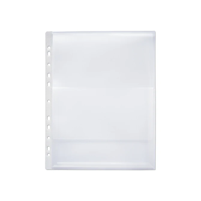 Showtas Oxford A4 PP 200µ glashelder met sluitklep 10 stuks