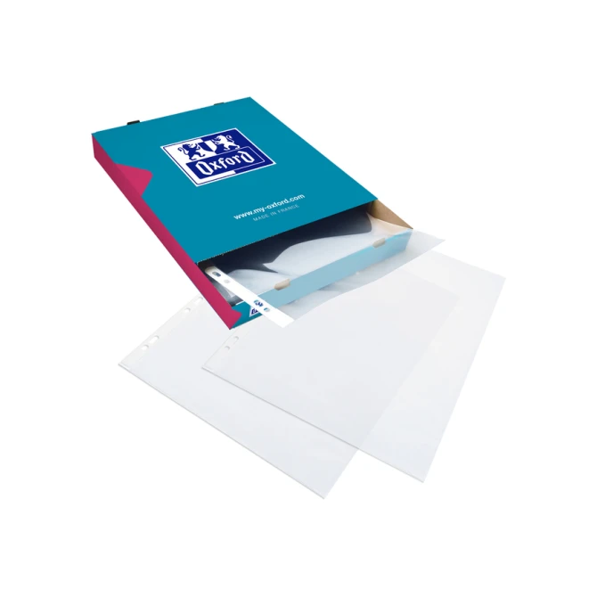 Showtas Oxford  A4 PP 90µ glashelder 100 stuks