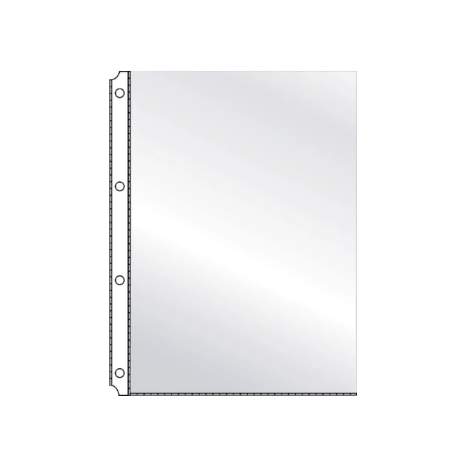 Showtas Quantore A4 4-gaats PP 0.08mm glad 100 stuks