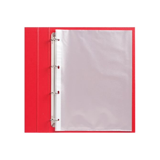 Showtas Quantore A4 4-gaats PP 0.08mm nerf 100 stuks