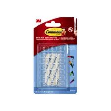 Sierklemmen Command 17026CLR inclusief bevestigingsstrip transparant Sierklemmen Command 17026CLR inclusief bevestigingsstrip transparant