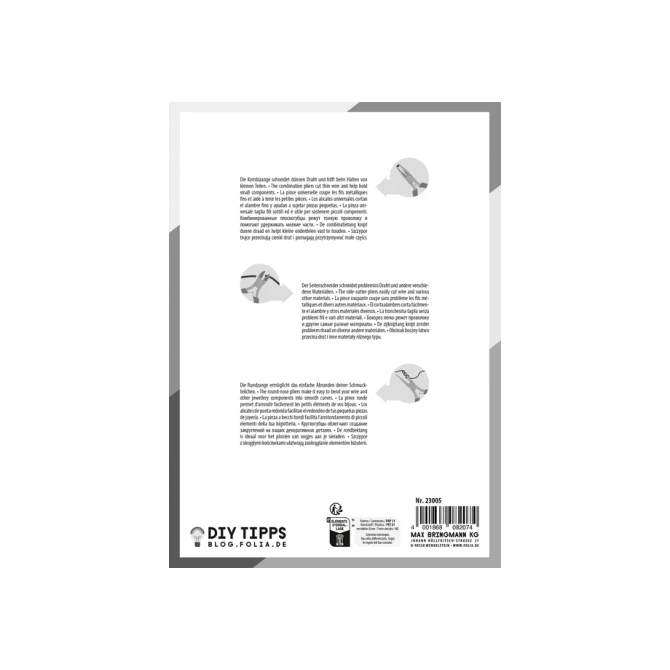 Sierraden tangen Folia set á 3 stuks