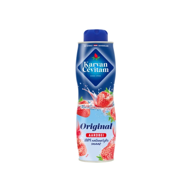 Siroop Karvan Cevitam aardbei 600ml