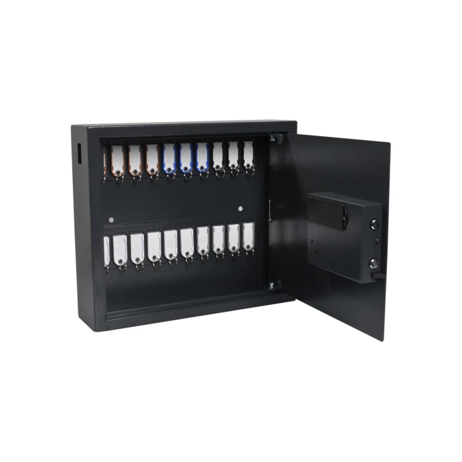 Sleutelkast Pavo high security magnetisch met fingerprintslot 20 haken 350x410x100mm
