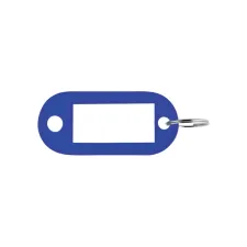 Sleutellabel Pavo kunststof blauw 100 stuks Sleutellabel Pavo kunststof blauw 100 stuks